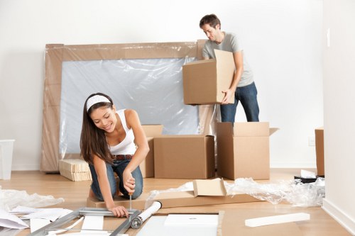 Local removals team assisting a home move in Ilford