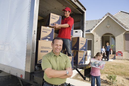 Man with van service helping with a local move in Ilford