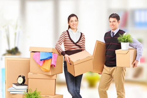 Business moving team planning a commercial relocation in Ilford