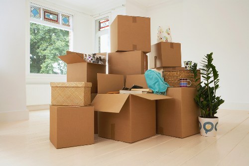 Loading furniture and boxes for a local removal job in Ilford