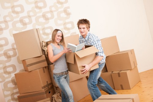 Local movers handling access and parking challenges on a business relocation