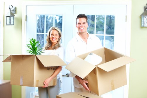 Man and van helping with a flat or office move in Ilford