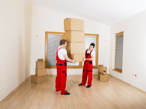 Professional Ilford removals team preparing a move